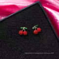 Pendientes de chistón de cherry shangjie oem pendientes de diamantes de diamantes pendientes de jwellery